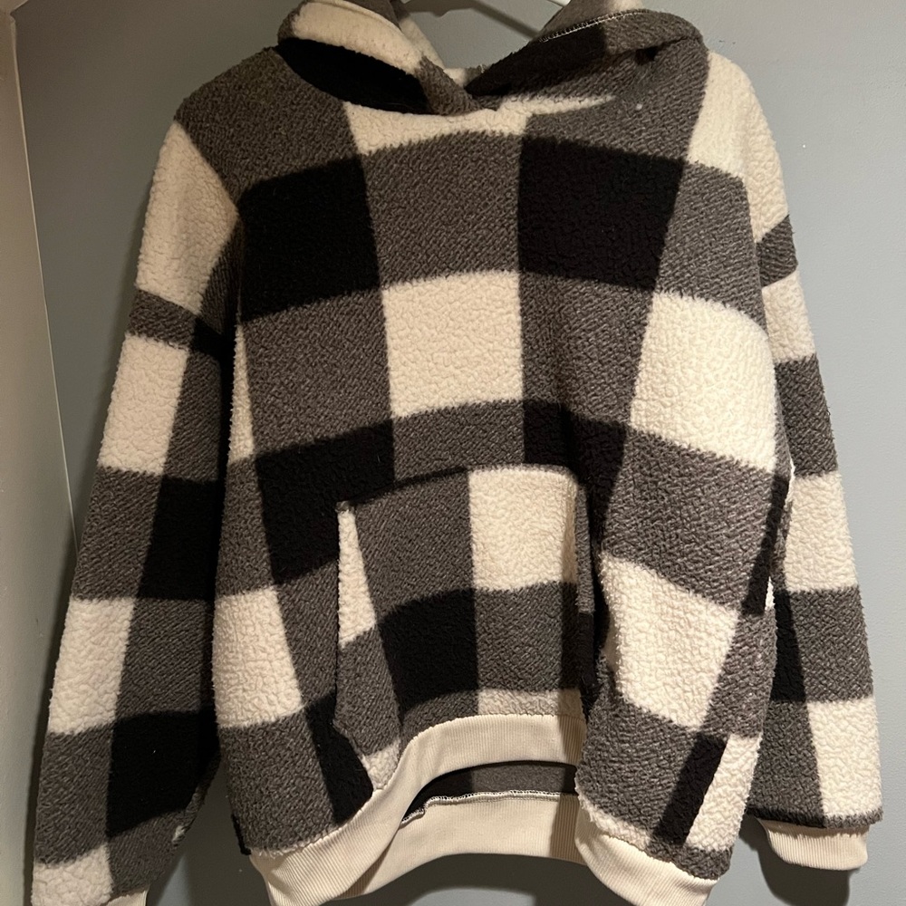 Womens M American Eagle Sherpa hoodie